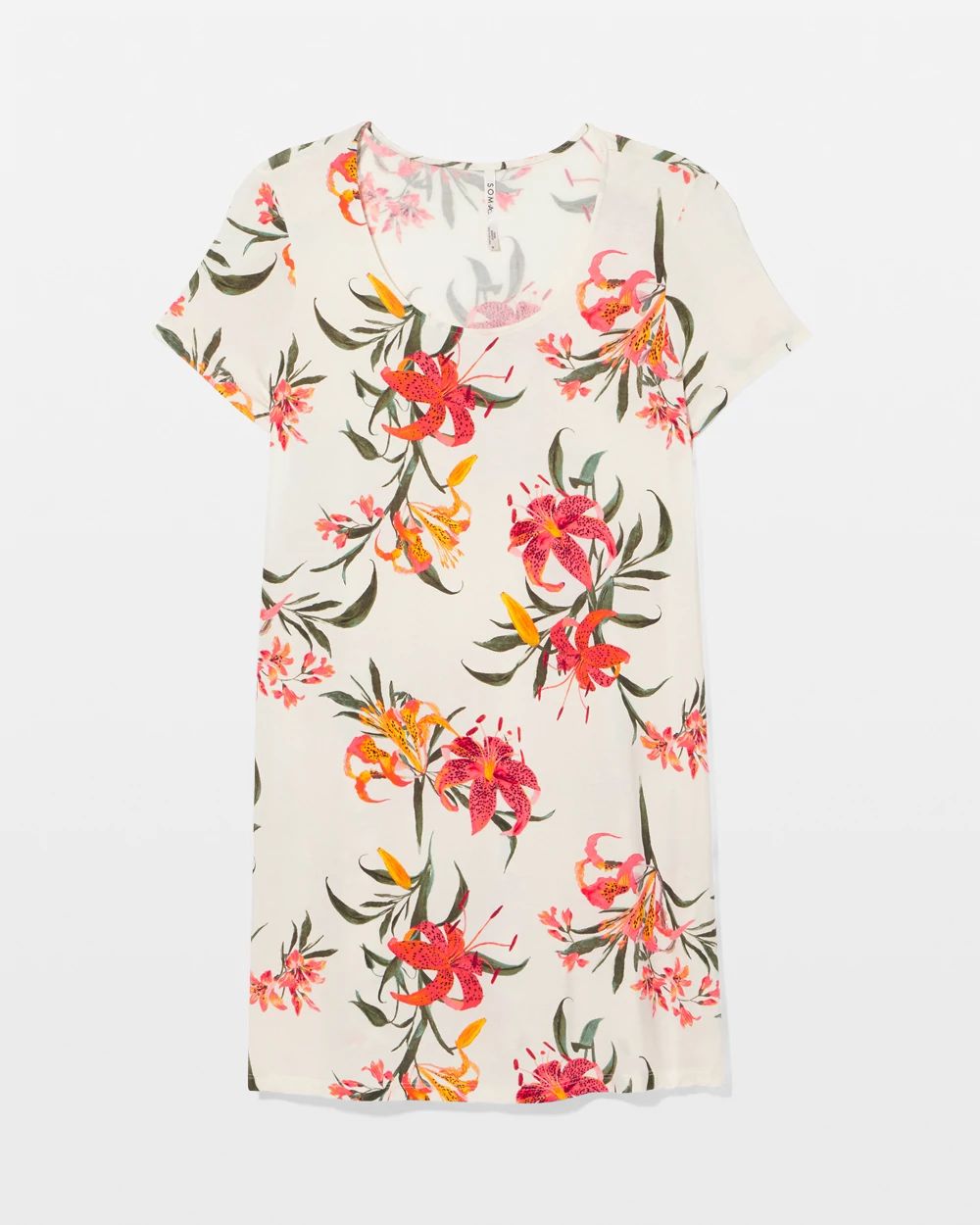 Short Sleeve Scoop Neck Sleepshirt | Soma